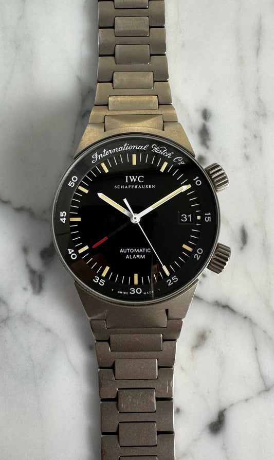 IWC GST Alarm 3537 Yellow Patina Tritium Dial 2002 (Full-Set/Unpolished)