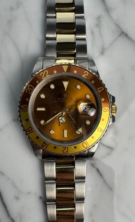 Rolex GMT-Master II 16713 Rootbeer 2 Tone 1984 (Serviced)