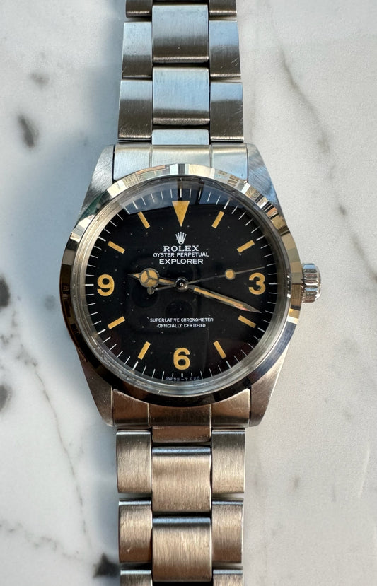 Rolex Explorer 1016 Pumpkin Patina 1965 (Box/Serviced)