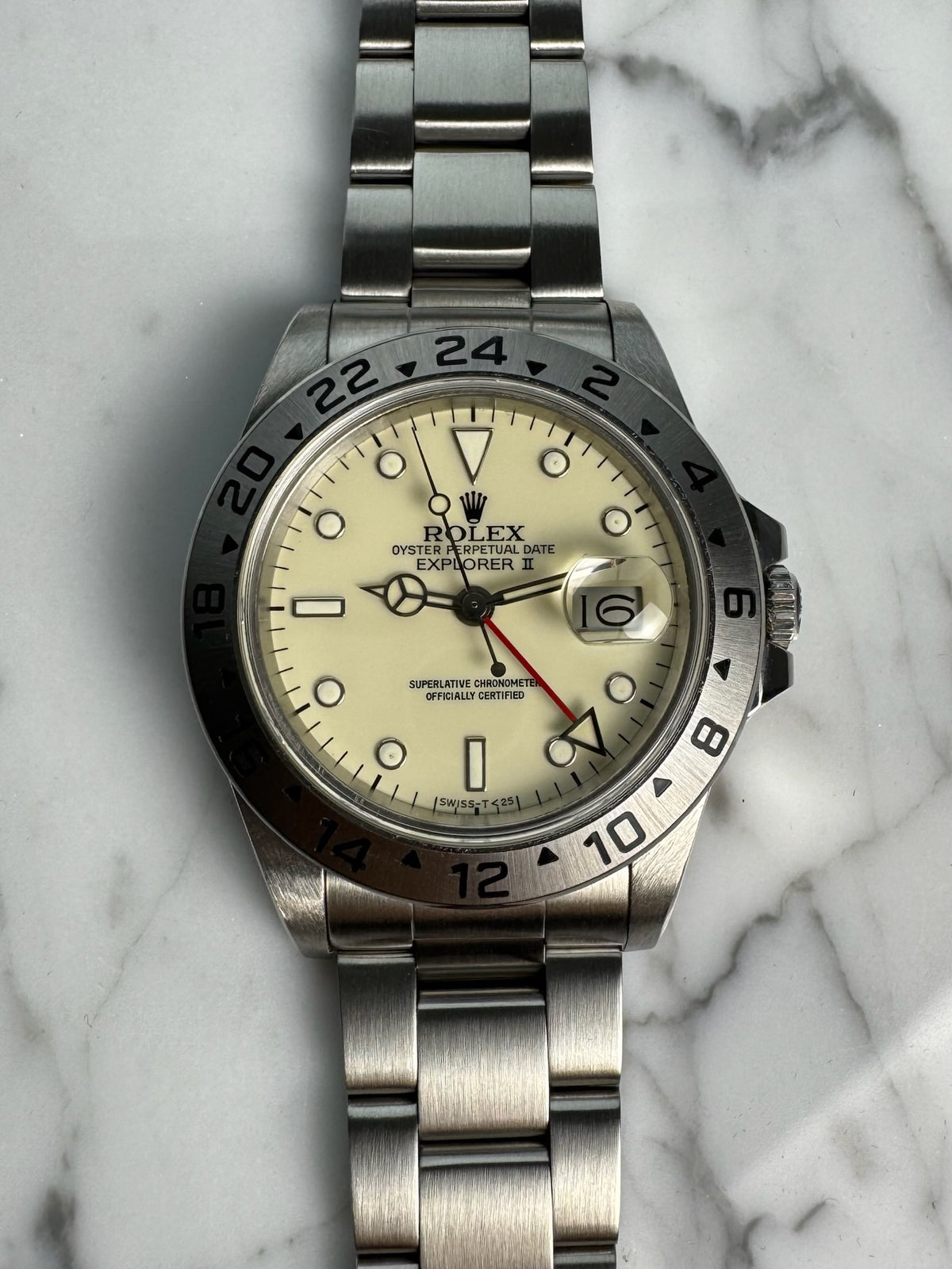 Rolex Explorer II 16550 Cream Dial 1985