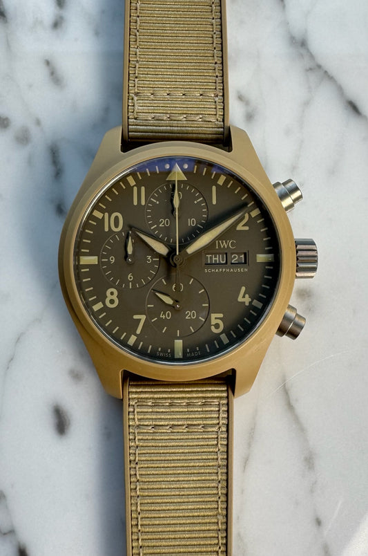 IWC Pilot Chronograph Top Gun 41 Mojave Desert 2024 (Full-Set/Mint)