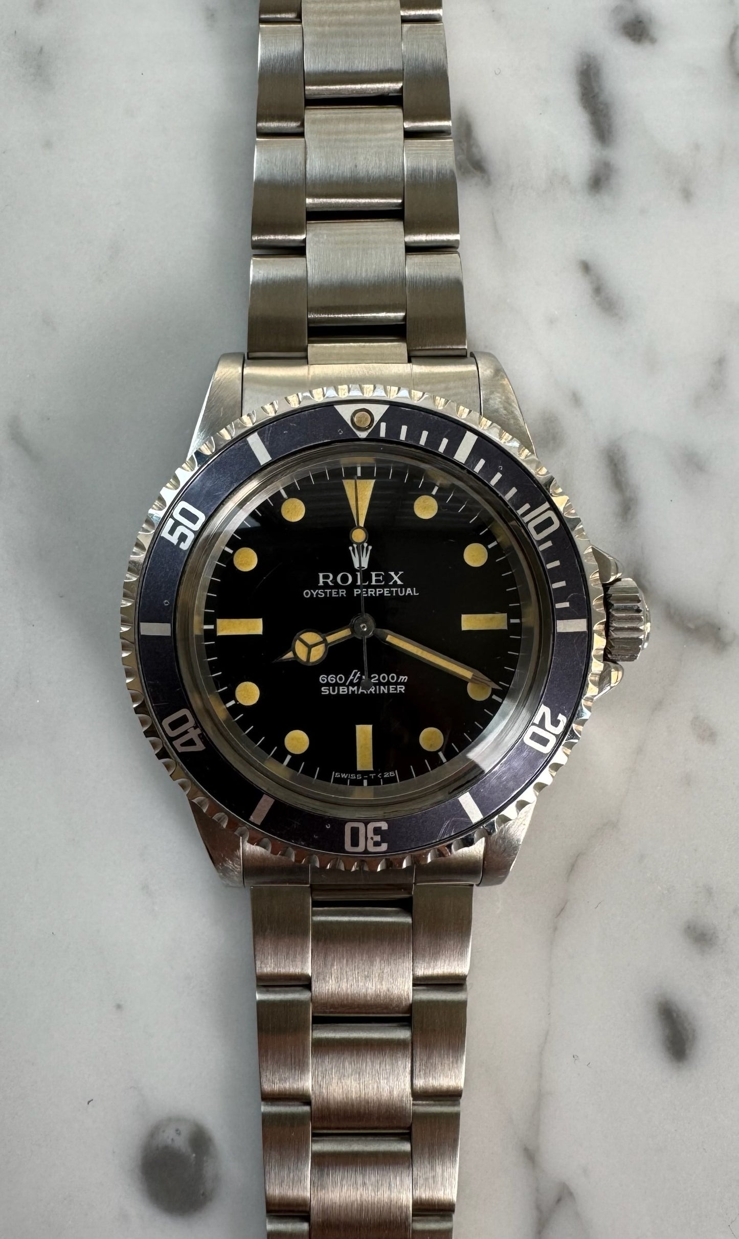 Rolex Submariner 5513 "Feet First" Heavy Patina 1971 (Serviced)