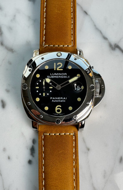 Panerai Luminor Submersible PAM24 A Series "Pica Sub" Tritium Dial Rare 1998 (Full-Set)