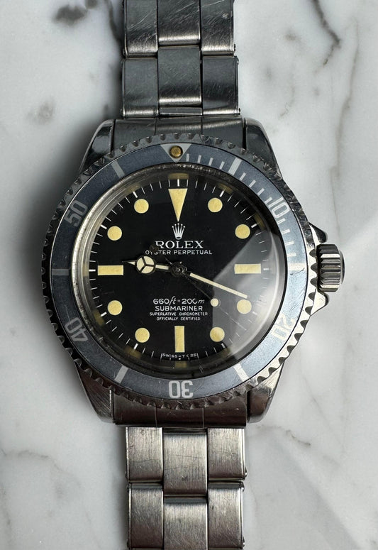 Rolex Submariner 5512 Feet First Yellow Patina 1965 (Serviced)