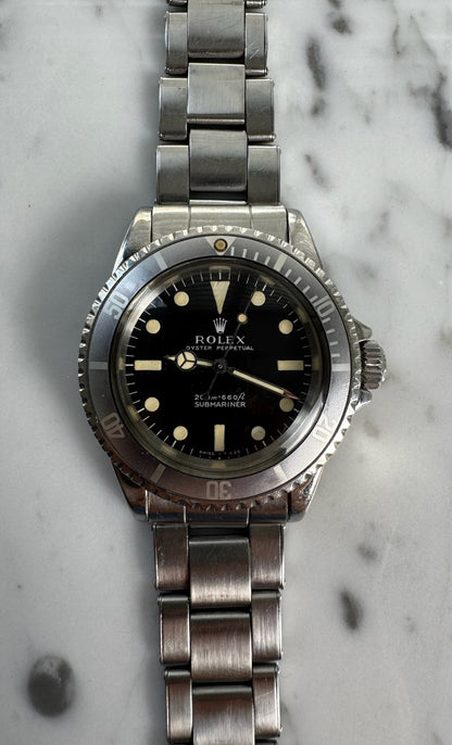 Rolex Submariner (No Date) 5513 "Meters First" Long 5 Ghost Bezel 1969 (Full-Set)