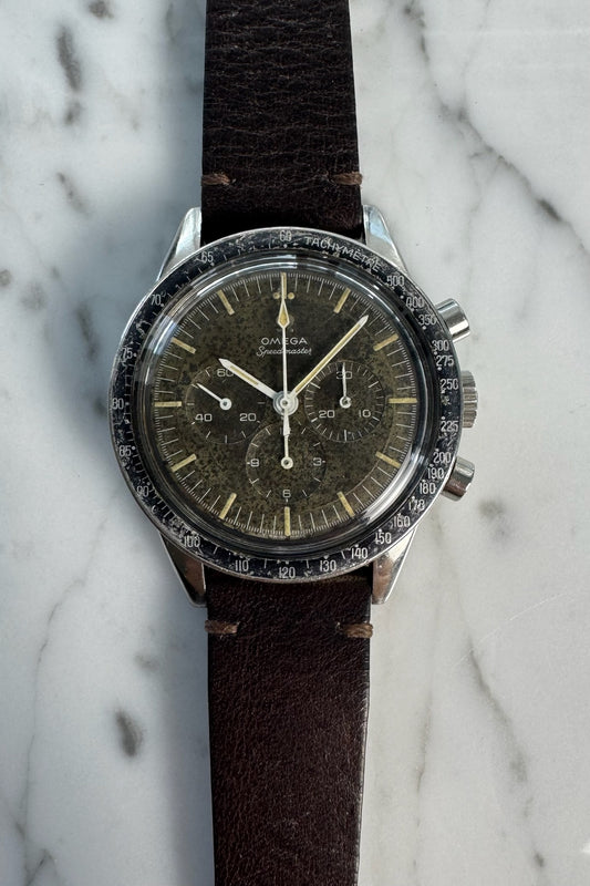 Omega Speedmaster "Ed White" 105.003-65 Tropical Dial Dot Over 90 Blue Bezel Cal. 321 1965