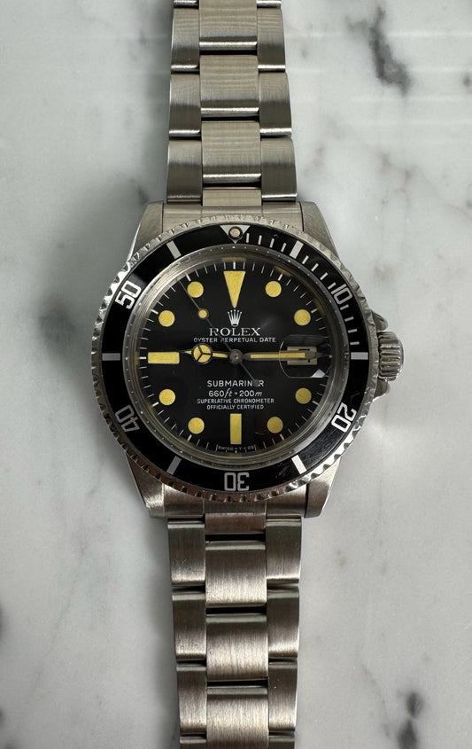 Rolex Submariner Date 1680 MK2 Yellow Patina 1978 (Serviced)