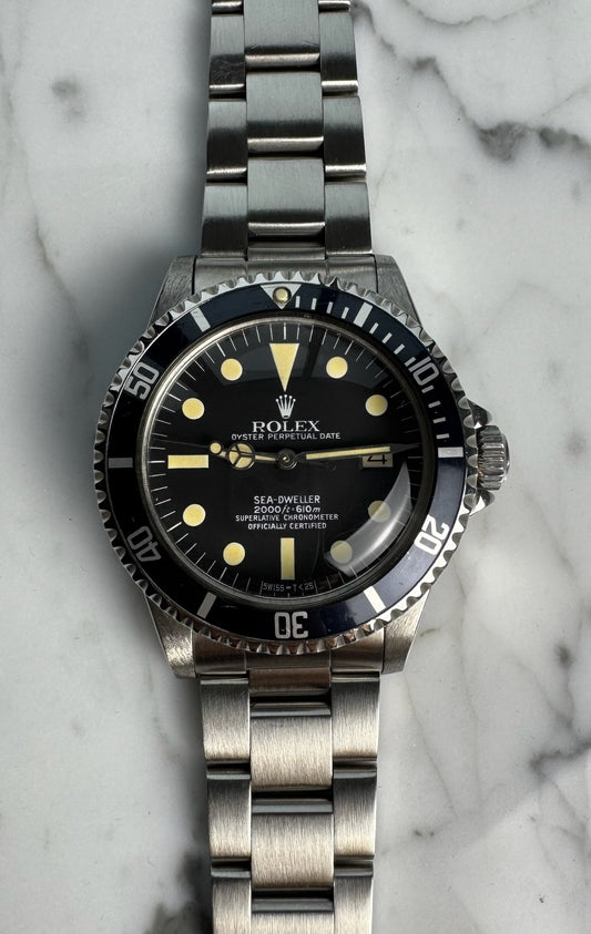 Rolex Sea-Dweller 1665 Great White Yellow Patina 1979 (Mint/Serviced)