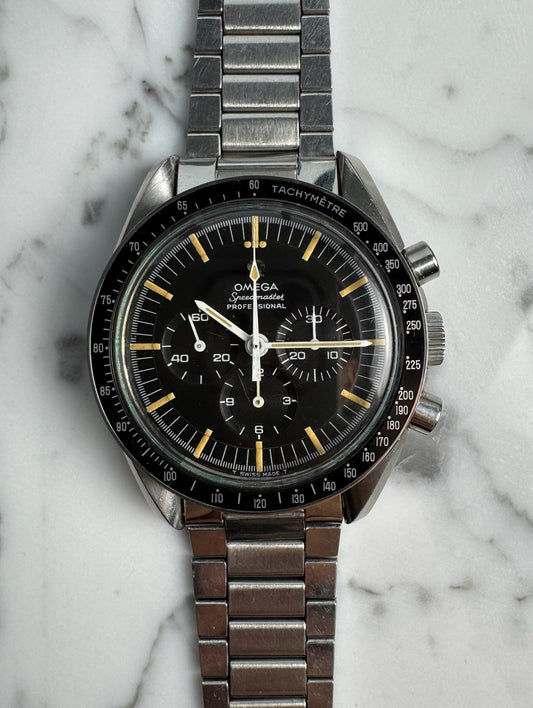 Omega Speedmaster Professional Moonwatch 145.012-67 Tropical Dial 1967 (Full-Set)