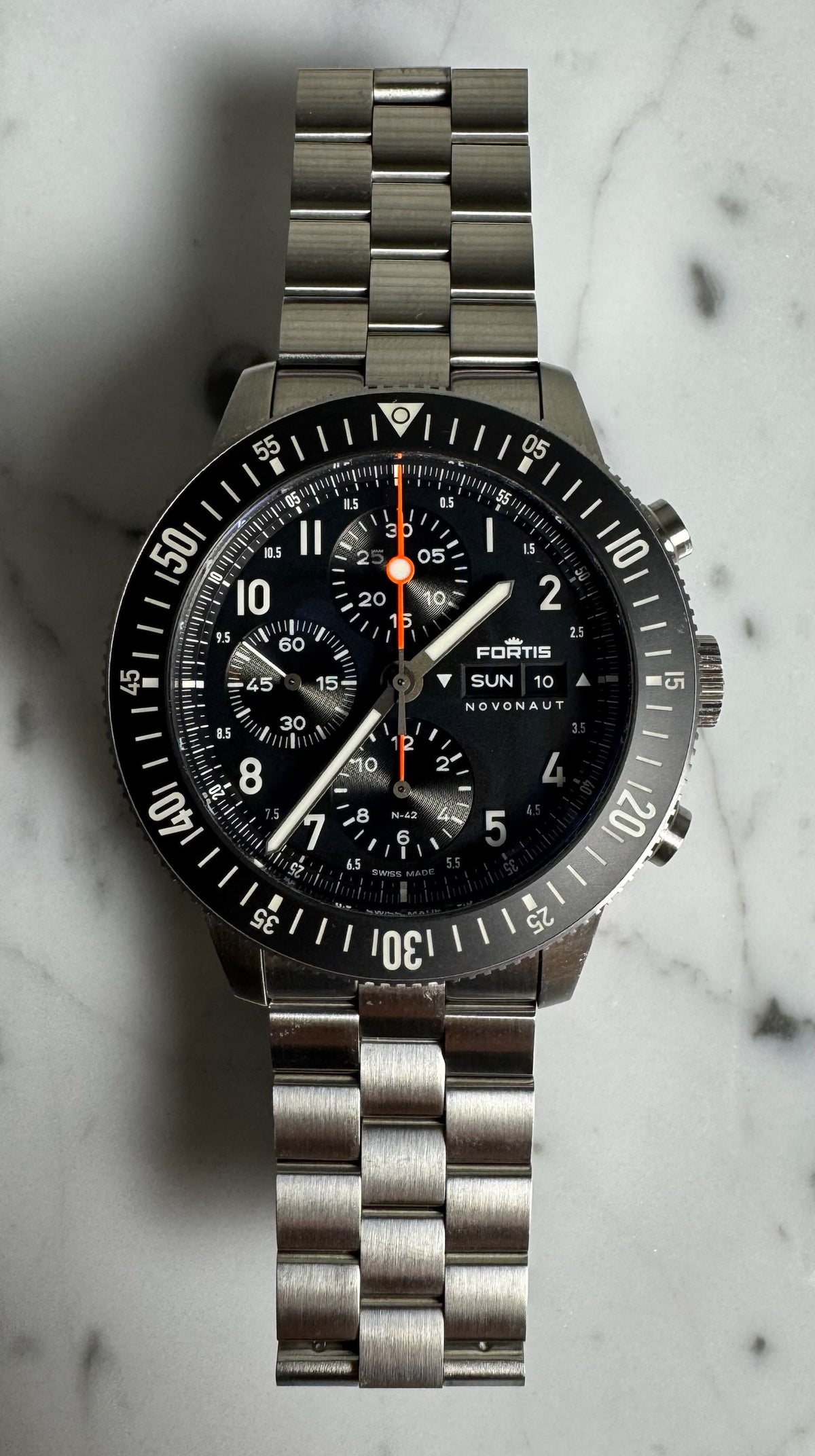 Fortis Novonaut N-42 F2040008 Black Dial 2025 (Full-Set)