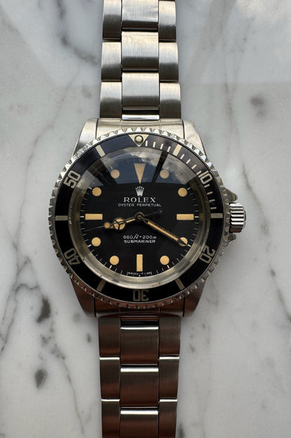 Rolex Submariner 5513 "Feet First" Pumpkin Patina 1972 (Full-Set/Serviced)
