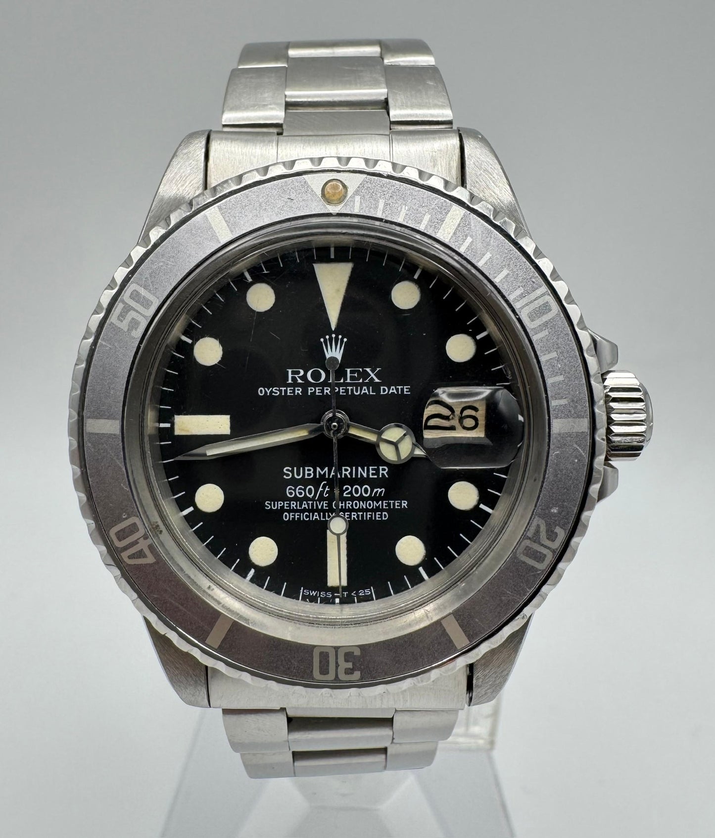 Rolex Submariner Date 1680 MK2 Ghost Bezel 1977