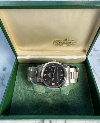 Rolex Explorer 1016 Pumpkin Patina 1965 (Box/Serviced)