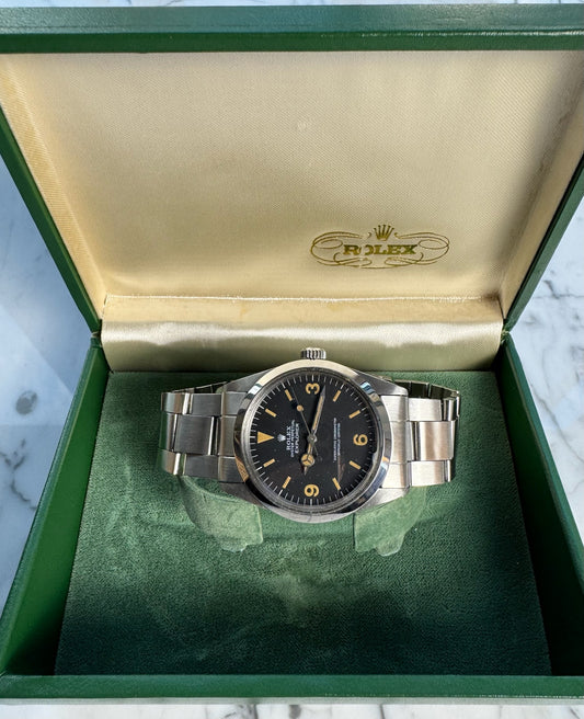 Rolex Explorer 1016 Pumpkin Patina 1965 (Box/Serviced)