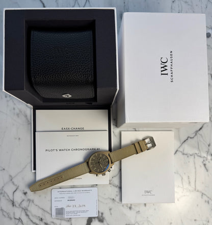 IWC Pilot Chronograph Top Gun 41 Mojave Desert 2024 (Full-Set/Mint)