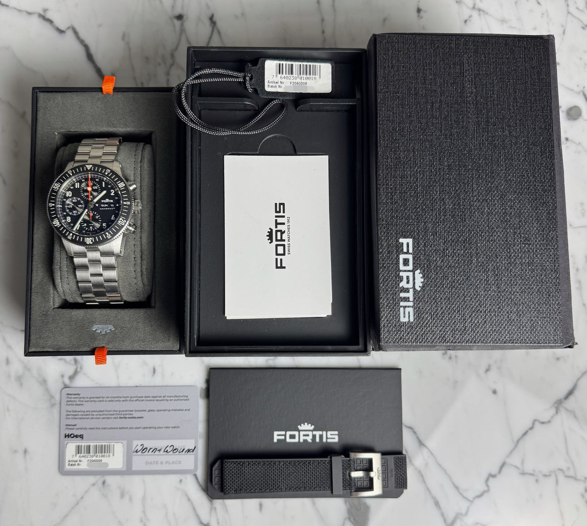 Fortis Novonaut N-42 F2040008 Black Dial 2025 (Full-Set)