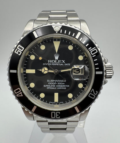 Rolex Submariner Date 16800 Black Matte Dial 1980 (Serviced)