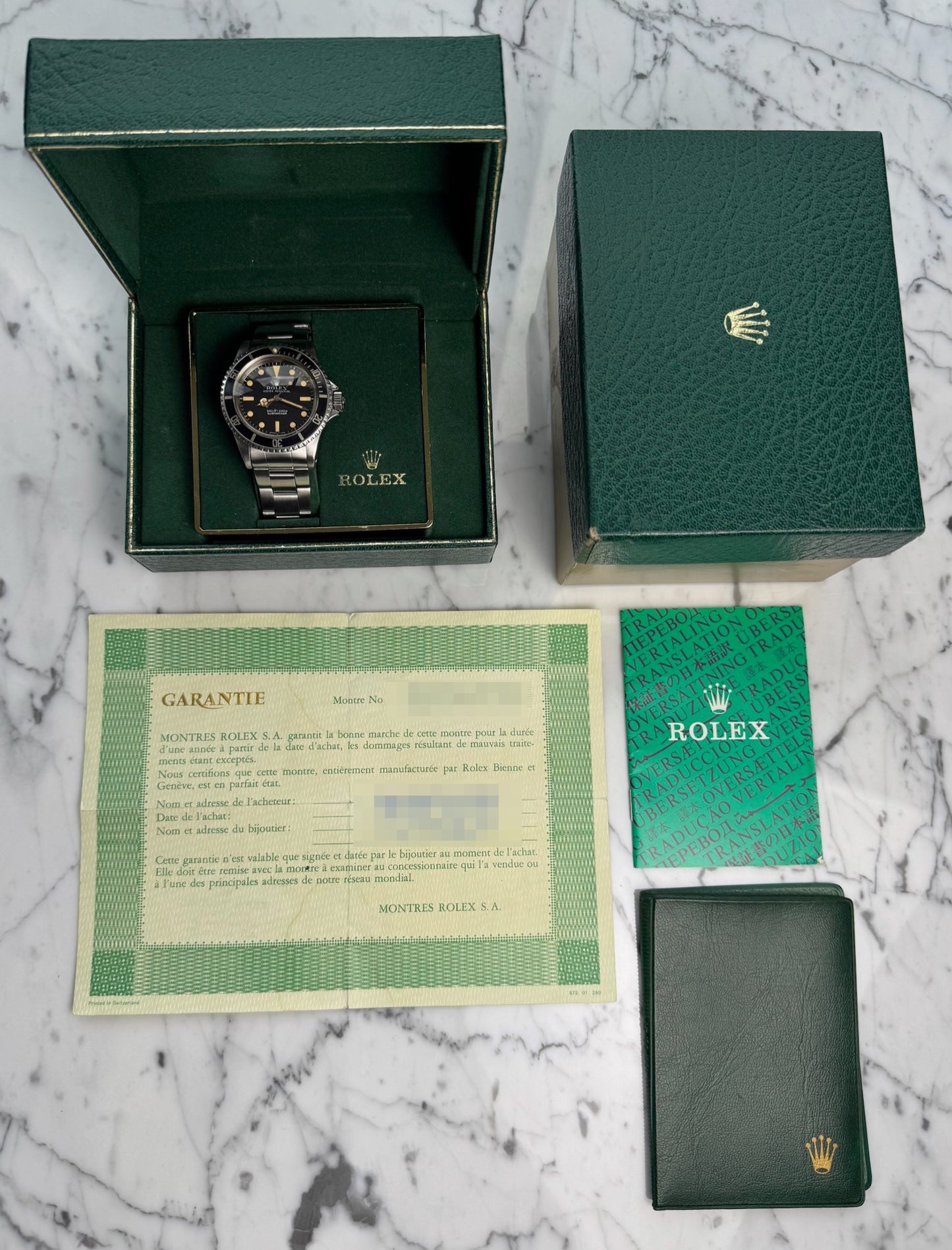 Rolex Submariner 5513 "Feet First" Pumpkin Patina 1972 (Full-Set/Serviced)