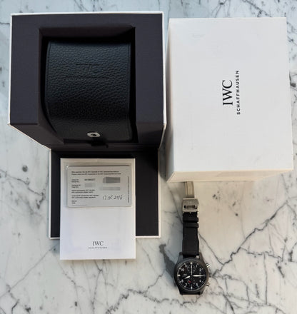 IWC Pilot Chronograph Top Gun Black Ceramic 46 2016 (Full-Set/Mint)