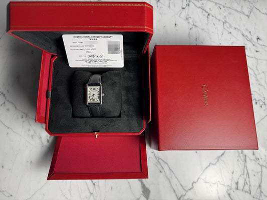 Cartier Tank Solo 31x24 Steel Quartz 2019 (Full-Set/Mint)