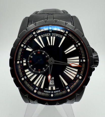 Roger Dubuis Excalibur DLC Titanium 45 Black Roman Dial (Serviced)