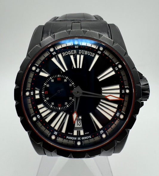 Roger Dubuis Excalibur DLC Titanium 45 Black Roman Dial (Serviced)
