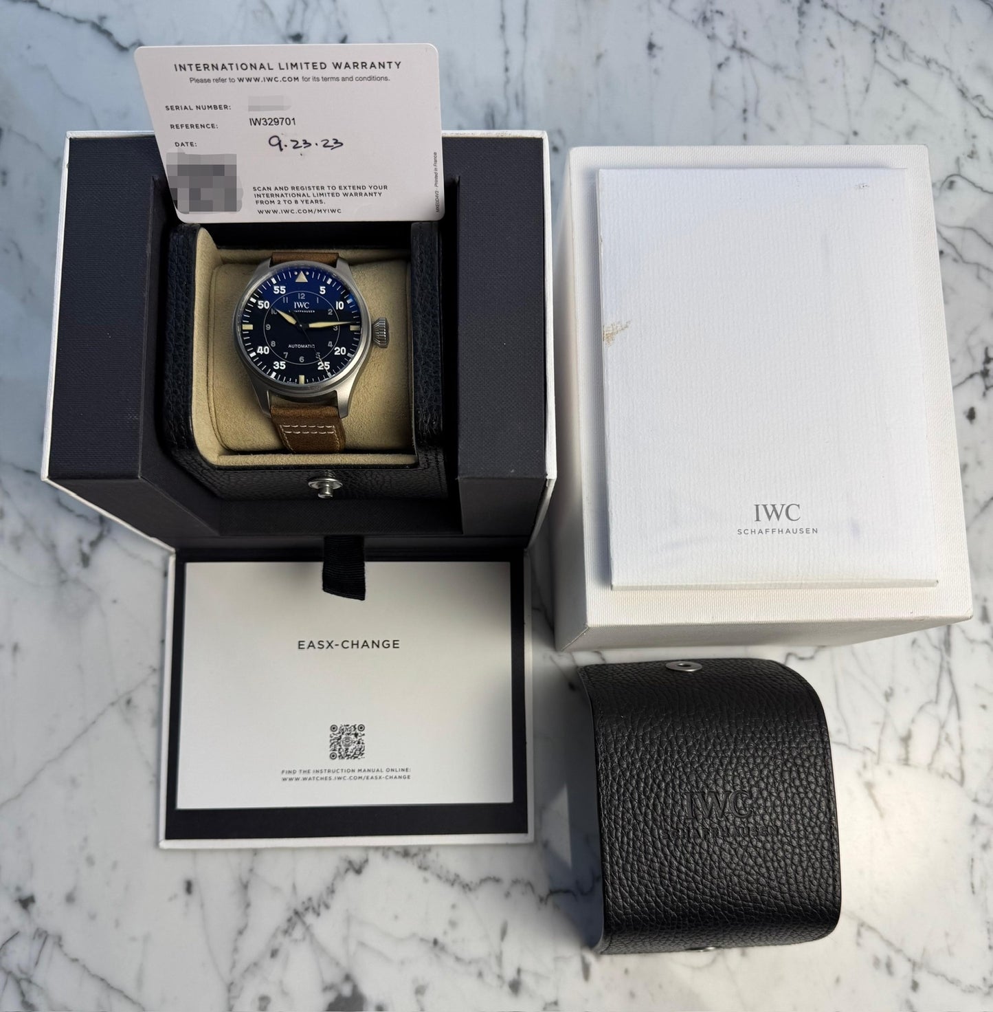 IWC Big Pilot Spitfire 43 Titanium Black Dial 2023 (Full-Set/Mint)