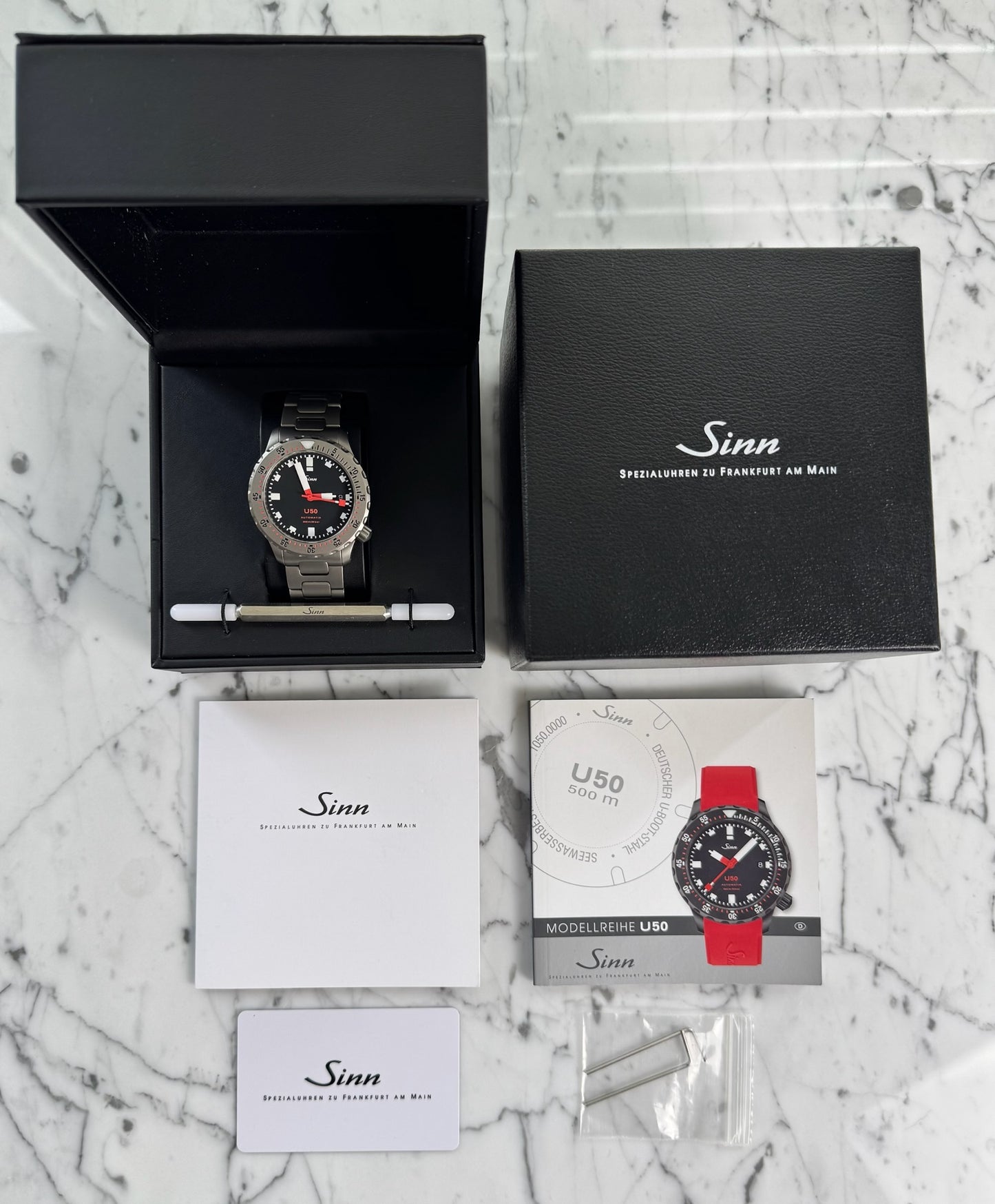 Sinn U50 1050.030 Submarine Steel 2022 (Full-Set/Mint)