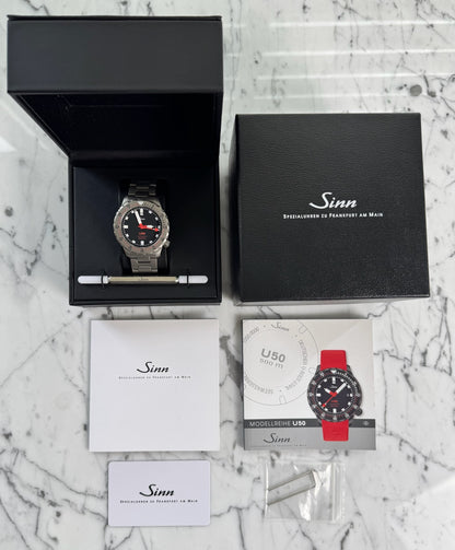 Sinn U50 1050.030 Submarine Steel 2022 (Full-Set/Mint)