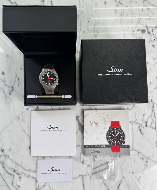 Sinn U50 1050.030 Submarine Steel 2022 (Full-Set/Mint)