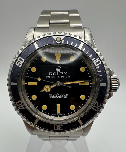 Rolex Submariner 5513 "Feet First" Heavy Patina 1971 (Serviced)