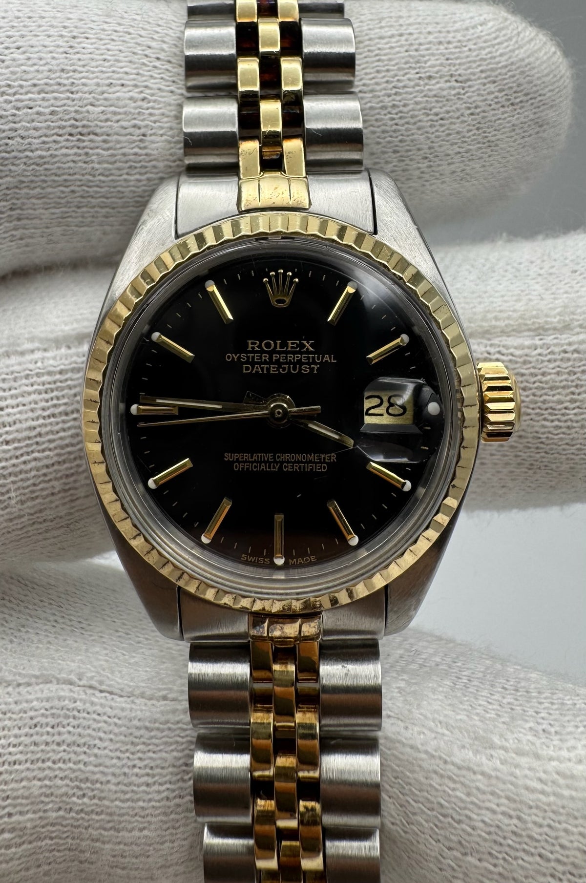 Rolex Lady-Datejust 6917 2-Tone Black Dial 1978 (Serviced)