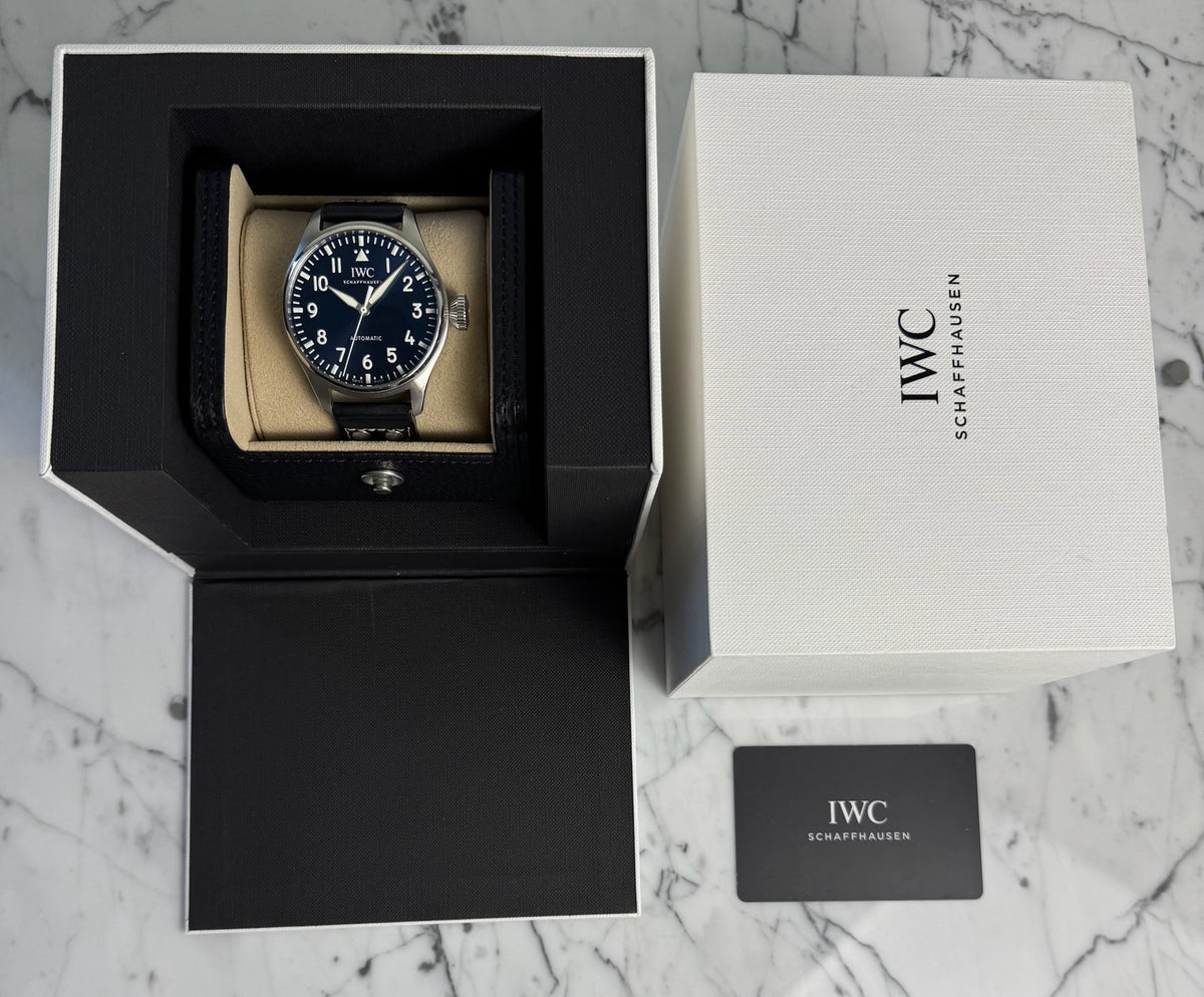 IWC Big Pilot IW329303 43mm Petit Prince Blue Dial 2022 (Full-Set/Unpolished)