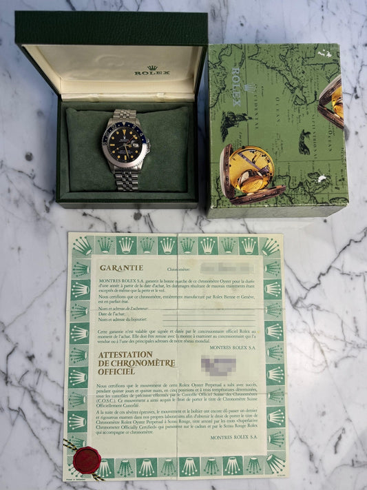 Rolex GMT-Master 1675 MK5 Pumpkin Patina Faded Red Pepsi Insert 1978 (Full-Set/Unpolished)