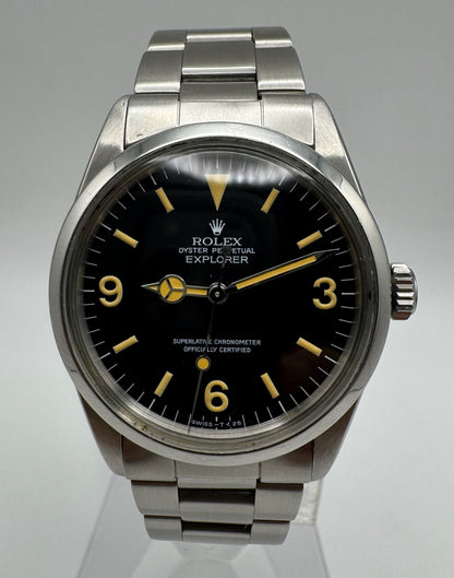 Rolex Explorer 1016 Yellow Patina Service Dial 1971