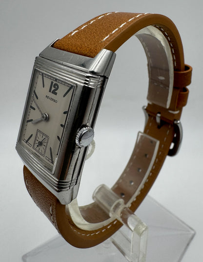 Jaeger-LeCoultre Reverso Vintage Steel Silver Dial First Generation Rare 1929 (Unpolished/Serviced)