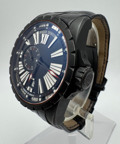 Roger Dubuis Excalibur DLC Titanium 45 Black Roman Dial (Serviced)
