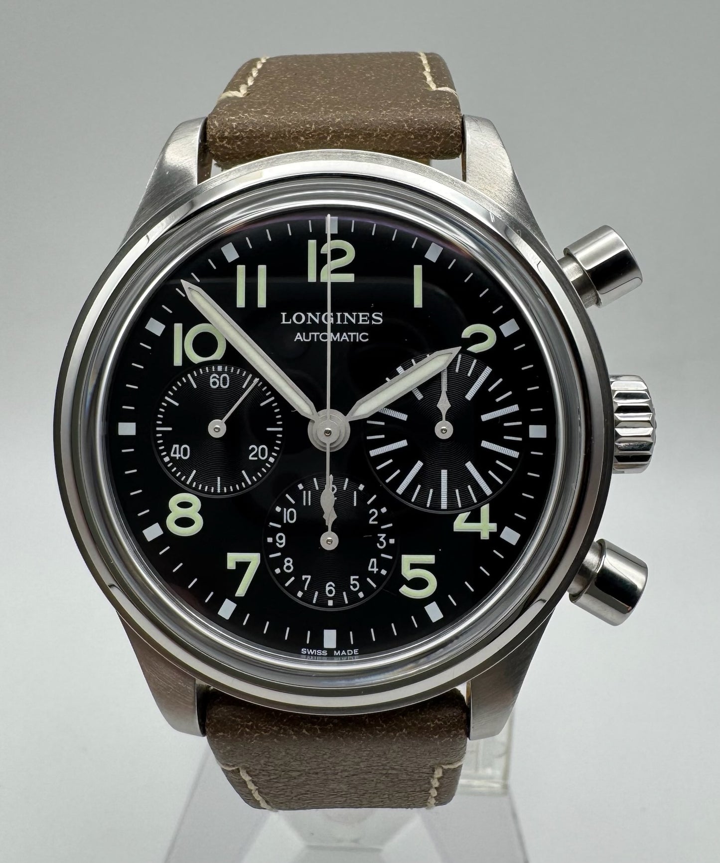 Longines Avigation Big Eye Chronograph Steel Automatic 2022 (Full-Set/Unpolished)
