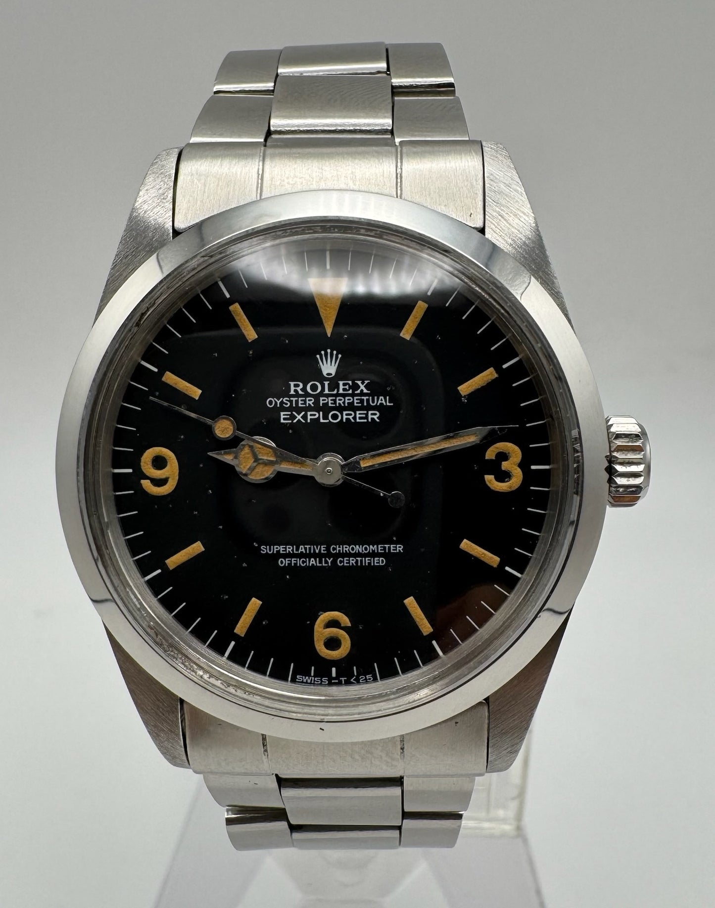 Rolex Explorer 1016 Pumpkin Patina 1965 (Box/Serviced)