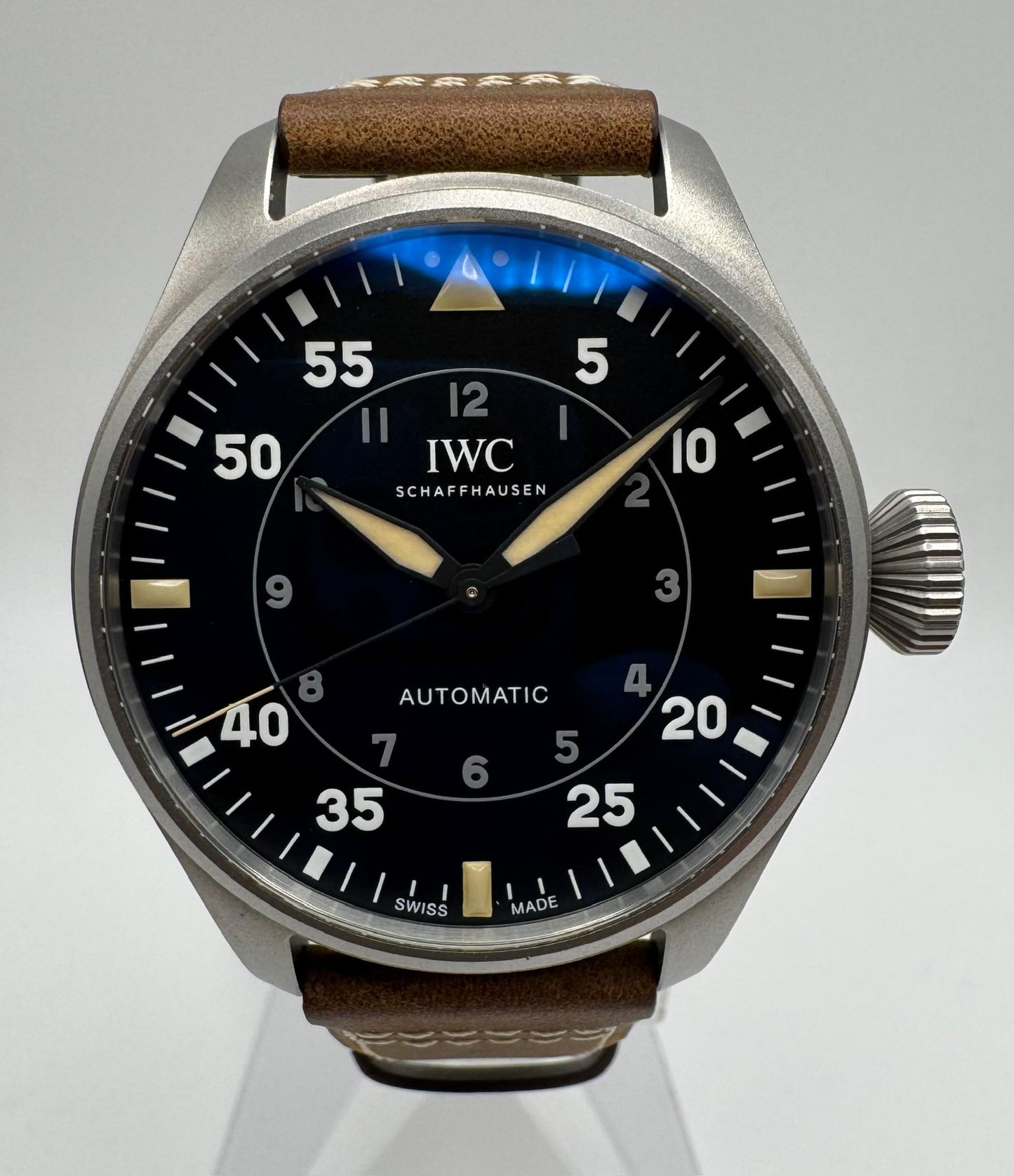 IWC Big Pilot Spitfire 43 Titanium Black Dial 2023 (Full-Set/Mint)