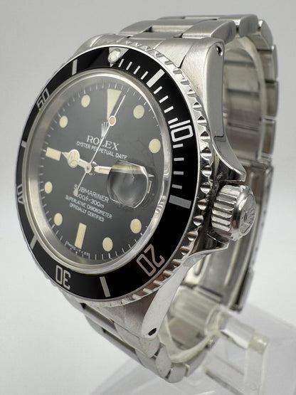 Rolex Submariner Date 16800 Black Matte Dial 1980 (Serviced)