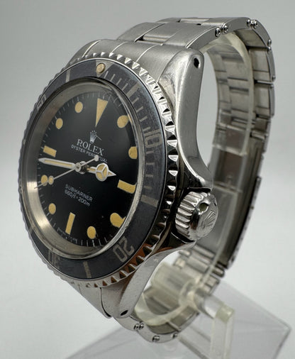 Rolex Submariner No Date 5513 Maxi Dial Yellow Patina Ghost Bezel 1966 (Serviced)