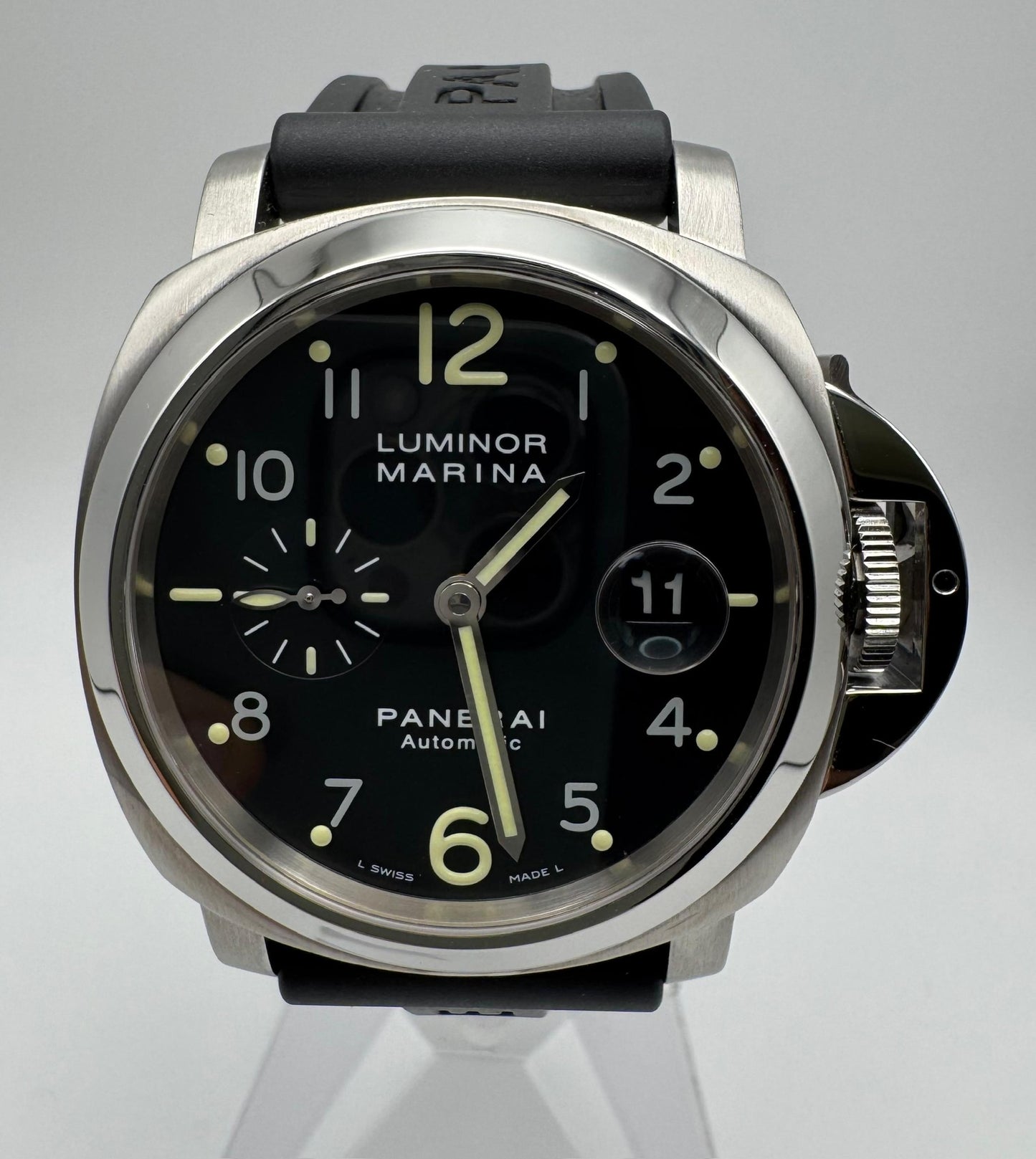 Panerai Luminor Marina Automatic PAM 00164 Black Arabic Dial 2010 (Full-Set/Unpolished)