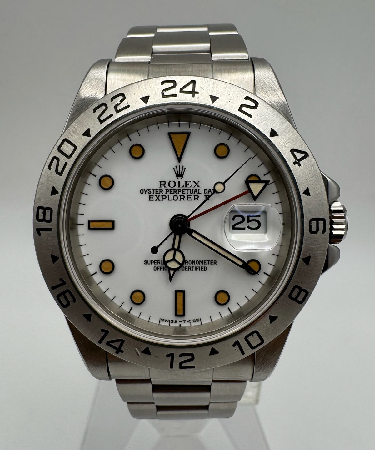 Rolex Explorer II 16570 Chicchi Di Mais Patina 1991 (Box)