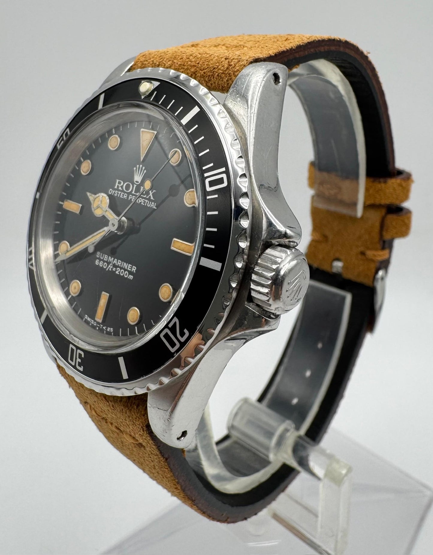 Rolex Submariner No Date 5513 Glossy Dial Pumpkin Lume 1965 (Serviced)