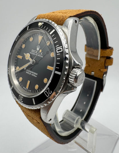 Rolex Submariner No Date 5513 Glossy Dial Pumpkin Lume 1965 (Serviced)