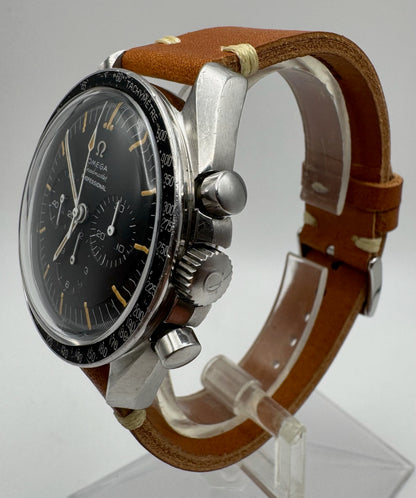 Omega Speedmaster Professional Moonwatch 105.012-65 Cal. 321 DON Bezel Pumpkin Patina 1965 (Unpolished/Serviced)