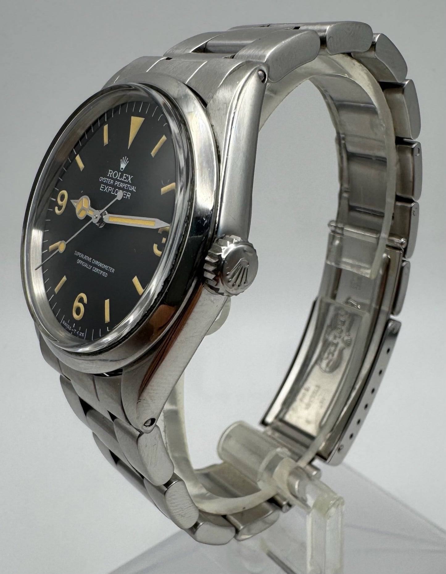Rolex Explorer 1016 Yellow Patina Service Dial 1971