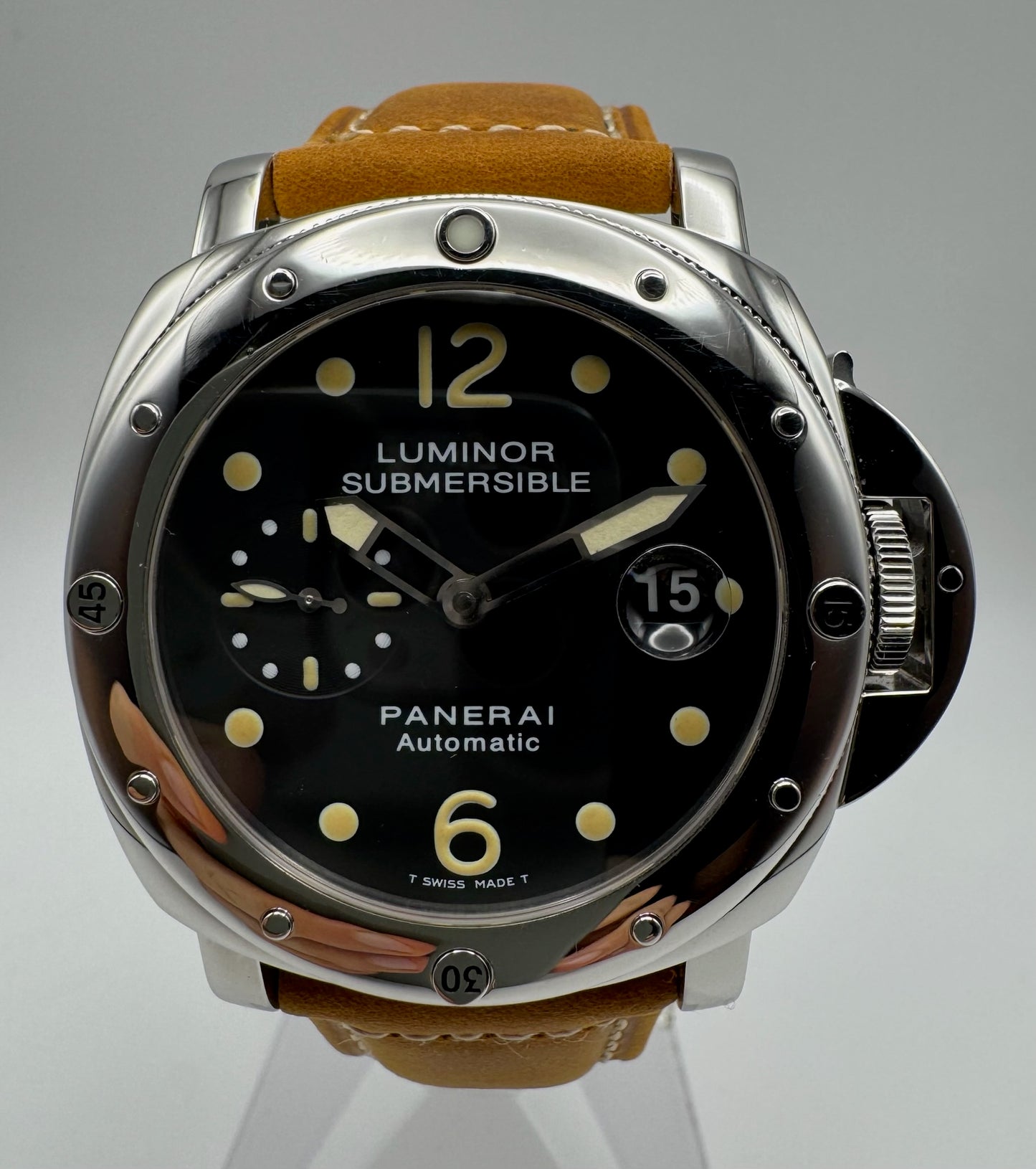 Panerai Luminor Submersible PAM24 A Series "Pica Sub" Tritium Dial Rare 1998 (Full-Set)