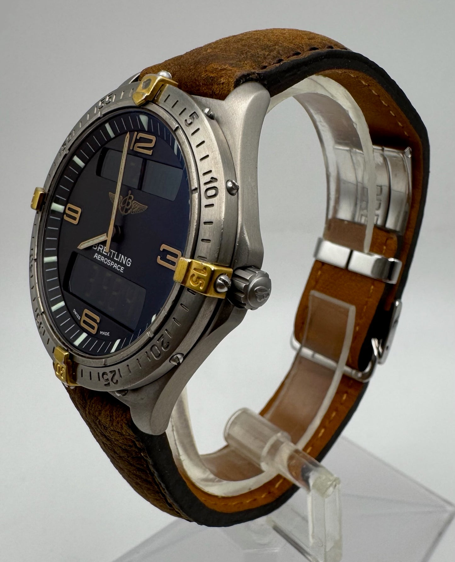 Breitling Aerospace F56062 Titanium 2-Tone Black Dial ~1995